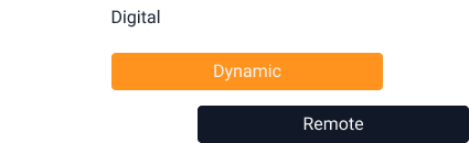 Illustration of three blocks labeled 'Digital', 'Dynamic', and 'Remote', symbolizing Leads4Talent's core principles.